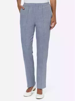 Брюки без застежки Classic Basics, синий