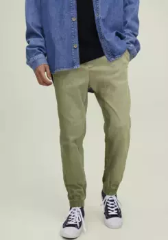 Брюки без застежки Jack & Jones "JPSTGORDON JJDAVE", зеленый
