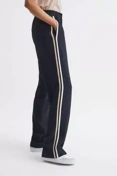 Брюки без застежки Odell с широкими штанинами Reiss, синий