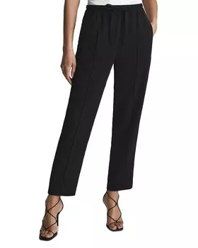 Брюки без застежки REISS Hailey, черный