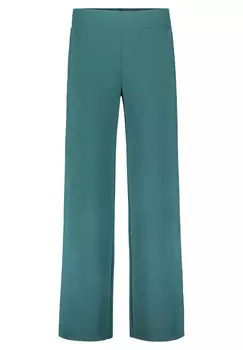 Брюки без застежки с широкими штанинами Vera Mont, зеленый