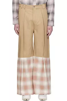 Брюки бежевого кедра Collina Strada