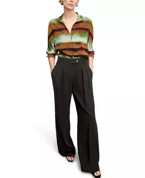 Брюки Bia - креп на каждый день M.M.LaFleur, черный