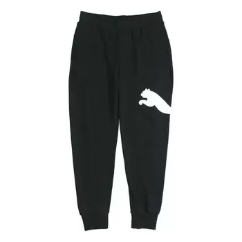 Брюки big logo graphic pants 'black' Puma, черный
