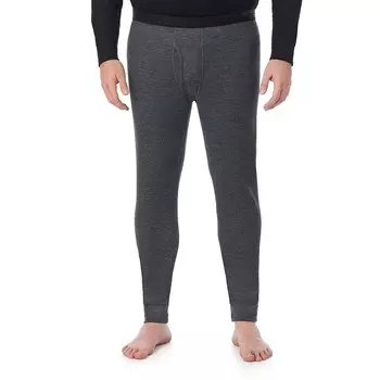 Брюки Big & Tall Cuddl Duds средней плотности с вафельным термостойким слоем, цвет Charcoal Heather