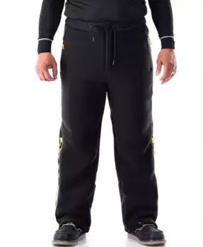 Брюки Big & Tall FrostFlex Fleece - защита от холода до -12°C, прочная и удобная рабочая одежда RefrigiWear, черный