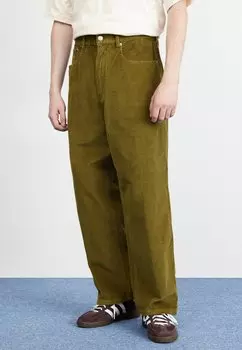 Брюки BIGWIG BAGGY CORDUROY PANT Obey Clothing, цвет moss green