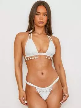 Брюки бикини Moda Minx, белый