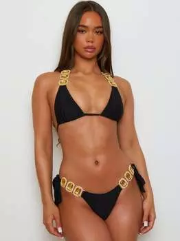 Брюки бикини Moda Minx, черный