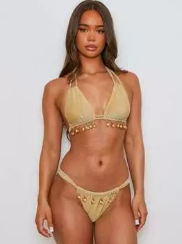Брюки бикини Moda Minx, золотой