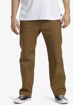 Брюки Billabong, коричневый