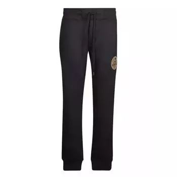 Брюки black track trousers Versace Jeans Couture, черный