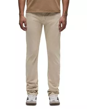 Брюки Blake Slim Straight Fit Hudson, коричневый/бежевый