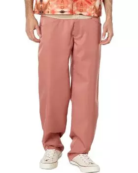 Брюки Blue Marble Paris Bicolor Technical Twill Skater, цвет Pink/Beige