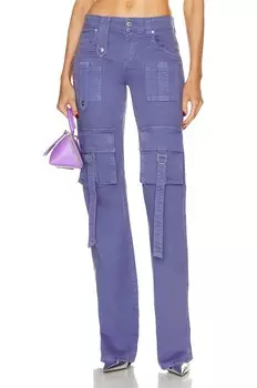 Брюки Blumarine Cargo, цвет Ultraviolet