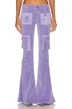 Брюки Blumarine Cargo Flare, цвет Jasmine