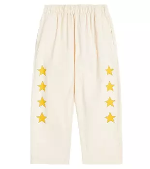 Брюки-Бочонки Stars из хлопкового твила Tinycottons, бежевый