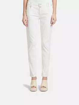 Брюки-Бойфренды Cartoon, белый