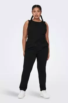 Брюки больших размеров – черные – тонкие Only Carmakoma, черный