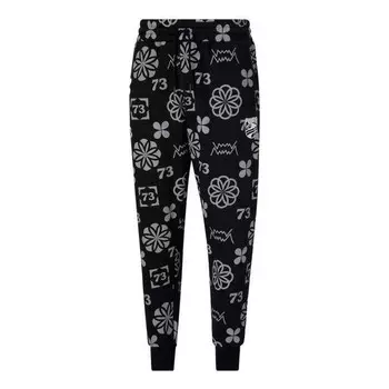 Брюки booster clyde print pants 'black' Puma, черный