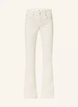 Брюки Bootcut из вельвета. 7 For All Mankind, экрю