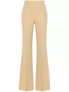 Брюки bootcut средней посадки Ermanno Scervino, нейтральный