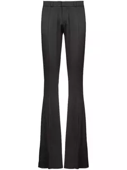 Брюки bootcut строгого кроя Balmain, черный