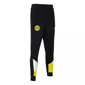 Брюки borussia dortmund soccer pants 'black' Puma, черный
