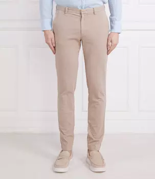 Брюки BOSS BLACK chino Kaito1 Slim Fit stretch, бежевый