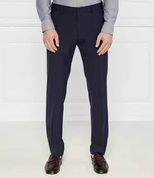 Брюки BOSS BLACK H-Genius-MM-224 Slim Fit, темно-синий