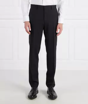 Брюки BOSS BLACK h-lenon-mm-224 regular fit, черный