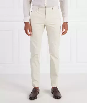 Брюки BOSS BLACK Kaito1_T Slim Fit, кремовый
