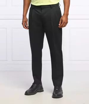 Брюки Boss Green aj с двойной складкой, черный