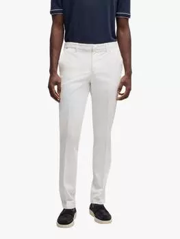 Брюки boss kaito slim fit HUGO BOSS, белый