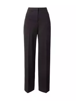 Брюки BOSS Loose fit Pleated Pants Tilda1, черный