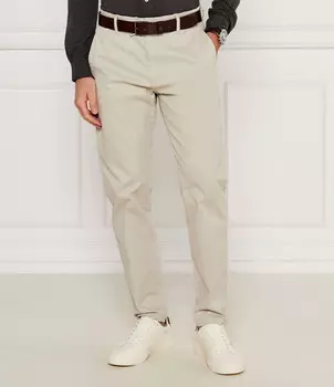 Брюки BOSS ORANGE chino DS-1 Tapered fit, бежевый