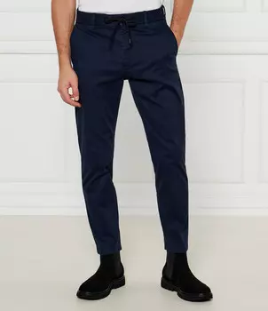 Брюки BOSS ORANGE chino DS-1 Tapered fit, темно-синий