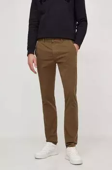 Брюки Boss Orange, зеленый