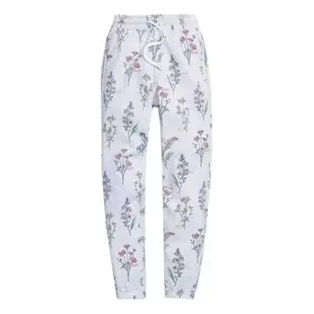 Брюки botanical floral williams i sweatpant 'light heather' Kith, белый