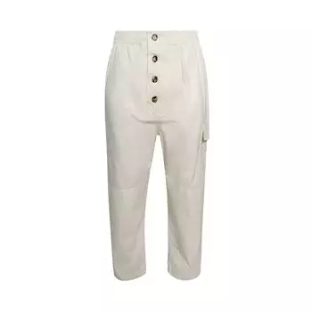 Брюки Bottega Veneta Trousers 'Frosting', белый