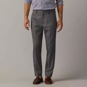 Брюки Bowery из смеси шерсти J.Crew, серый