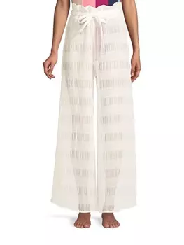 Брюки - Боксеры Широкие Paper London с кулиской, белый