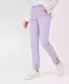 Брюки Brax с 5 карманами "Стиль CAROLA", фиолетовый