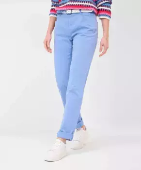 Брюки Brax с 5 карманами "Стиль CAROLA", голубой