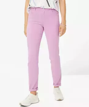 Брюки Brax с 5 карманами "Стиль ШАКИРА", малиновый