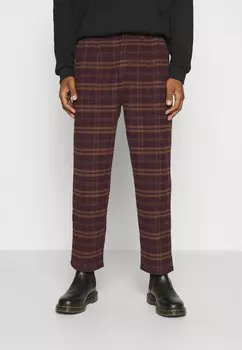 Брюки БРЮКИ HABANA TAGID CHECK UNISEX Kaotiko, гранат