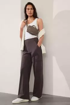 Брюки Brooklyn Heights с завышенной талией Athleta, коричневый