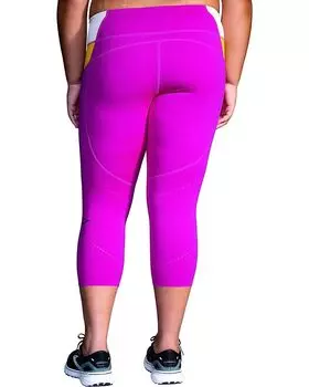 Брюки Brooks Method 3/4 Tights, цвет Mauve/Sand/Sundial