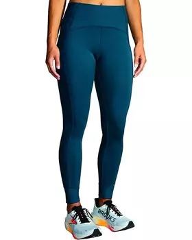 Брюки Brooks Momentum Thermal Tight, цвет Ocean Drive