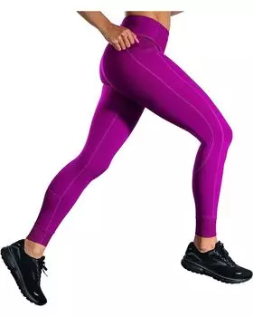 Брюки Brooks Momentum Thermal Tights, цвет Dark Mauve